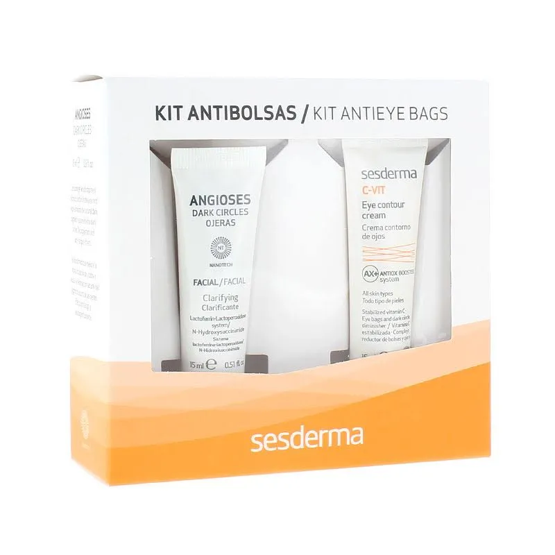 Sesderma Kit antibolsas C-Vit Contorno + Angioses