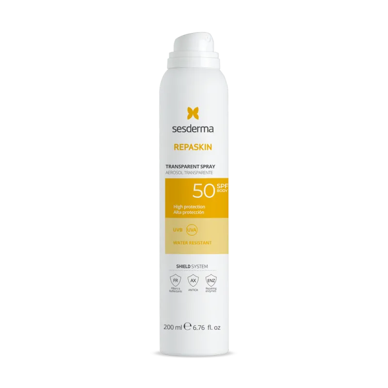 SESDERMA REPASKIN SPRAY TRANSPARENTE SPF50+ 200 ML