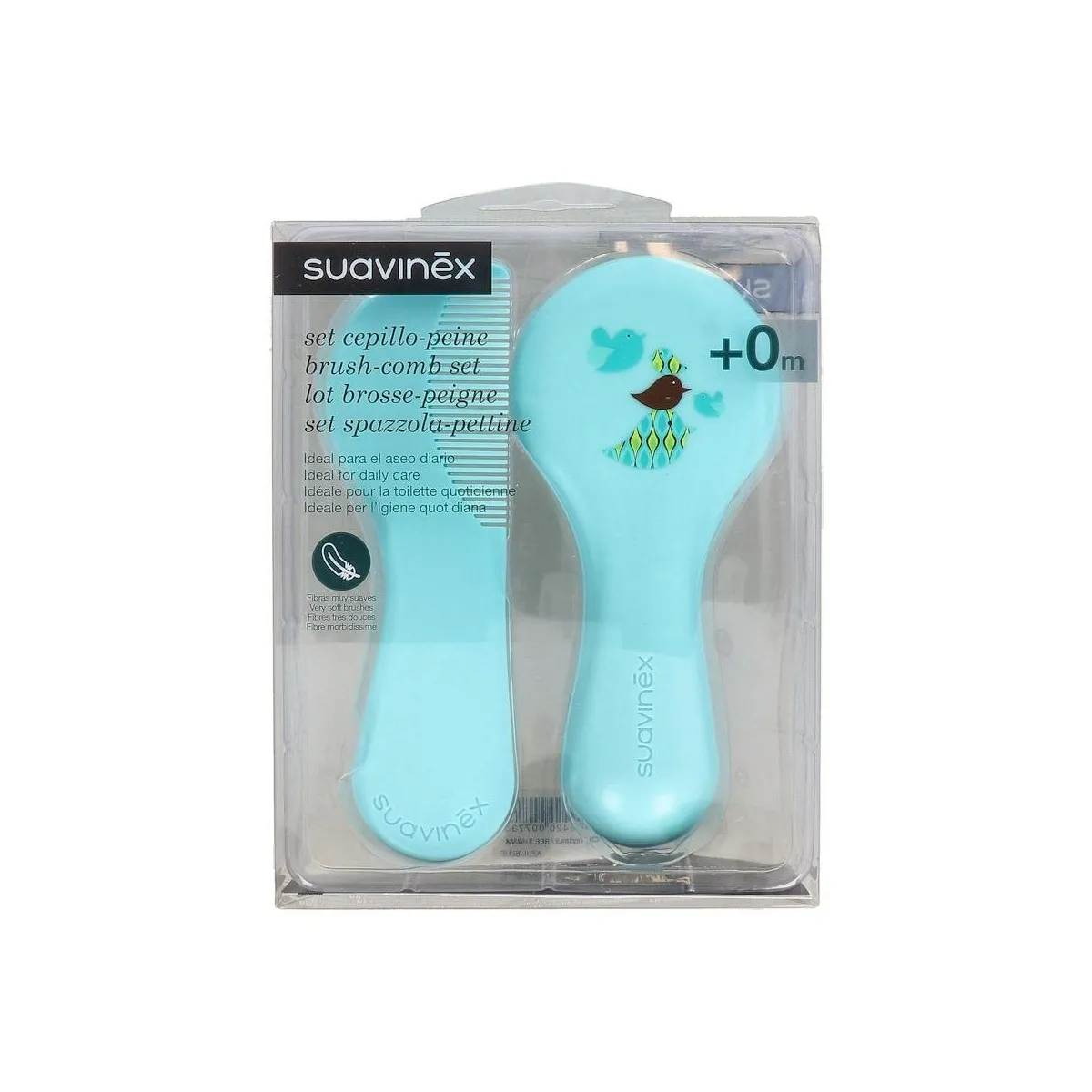 Set Suavinex Cepillo Y Peine Azul