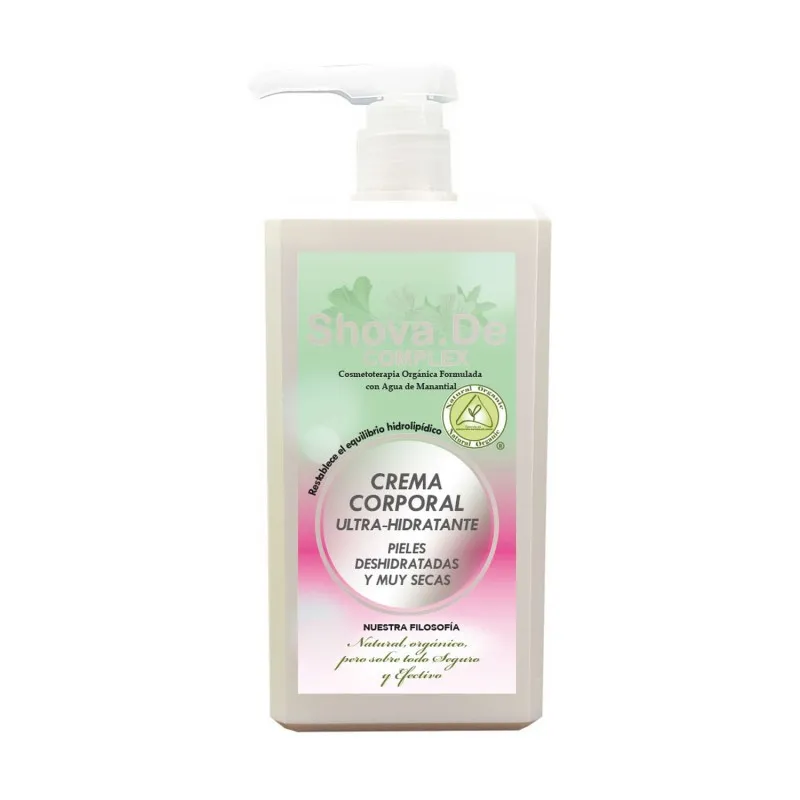 SHOVA.DE CREMA CORPORAL ULTRA-HIDRATANTE 1 LITRO