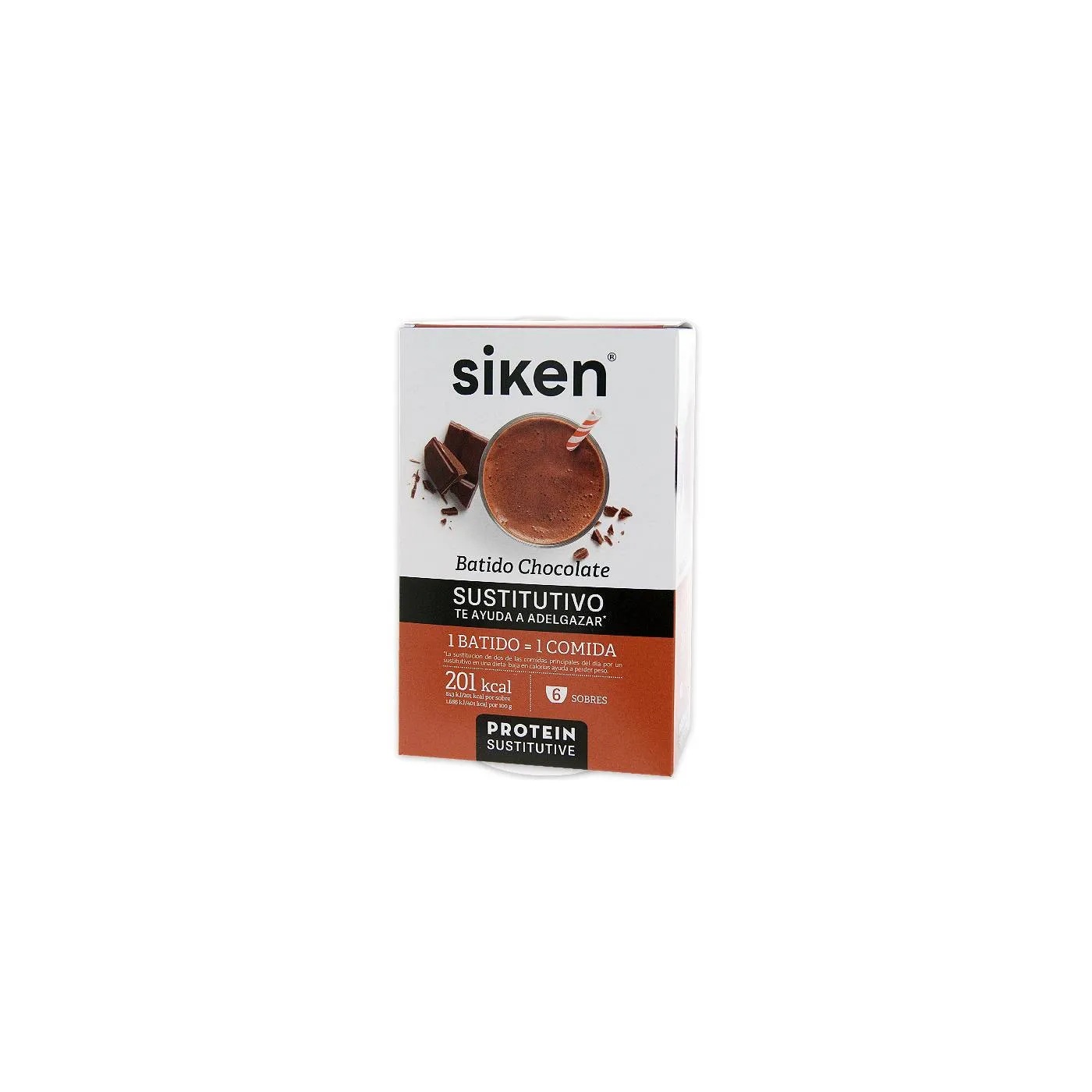 Siken Protein Sustitutive Batido Chocolate 6 Sob