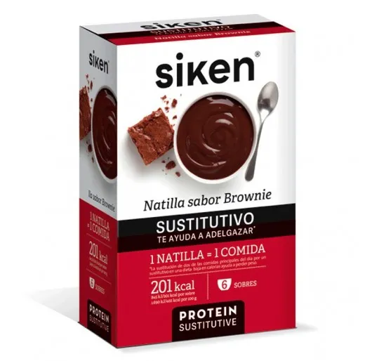 SIKEN PROTEIN SUSTITUTIVE NATILLA BROWNIE 6 SOBR