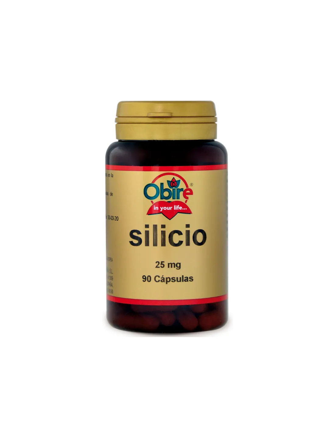 Silicio 25Mg. 90Cap. de Obire