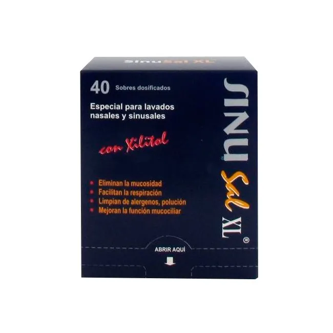 Sinusal Xl Sales Limpieza Nasal 25 G 40