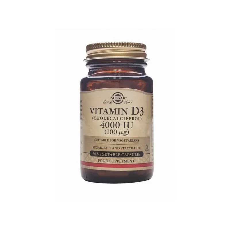 Solgar Vitamina D3 4000 UI 100 ng 60caps