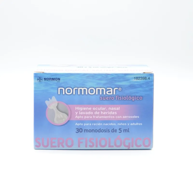 SOLUCION FISIOLOGICA NORMOMAR 5 ML 30 MONODOSIS
