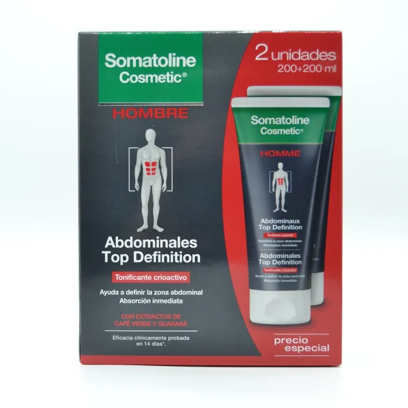SOMATOLINE HOMBRE DUPLO TOP DEFINITION 200 ML