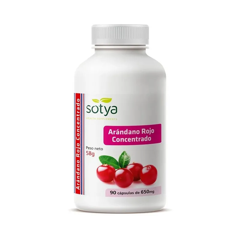 SOTYA ARANDANO ROJO CONCENTRADO 650 MG 90 CAPSULAS