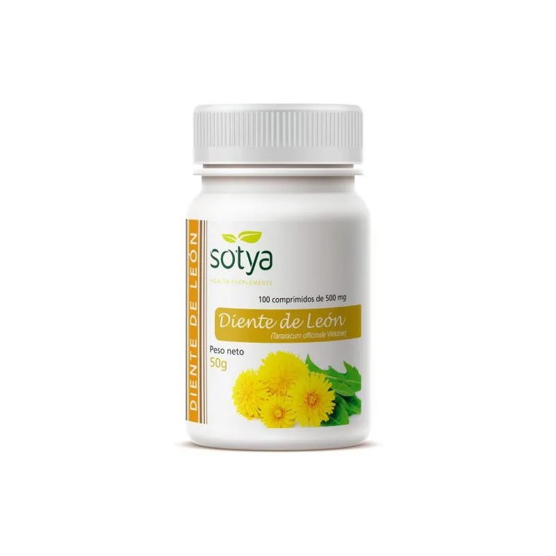 SOTYA DIENTE DE LEON 500 MG 100 COMPRIMIDOS