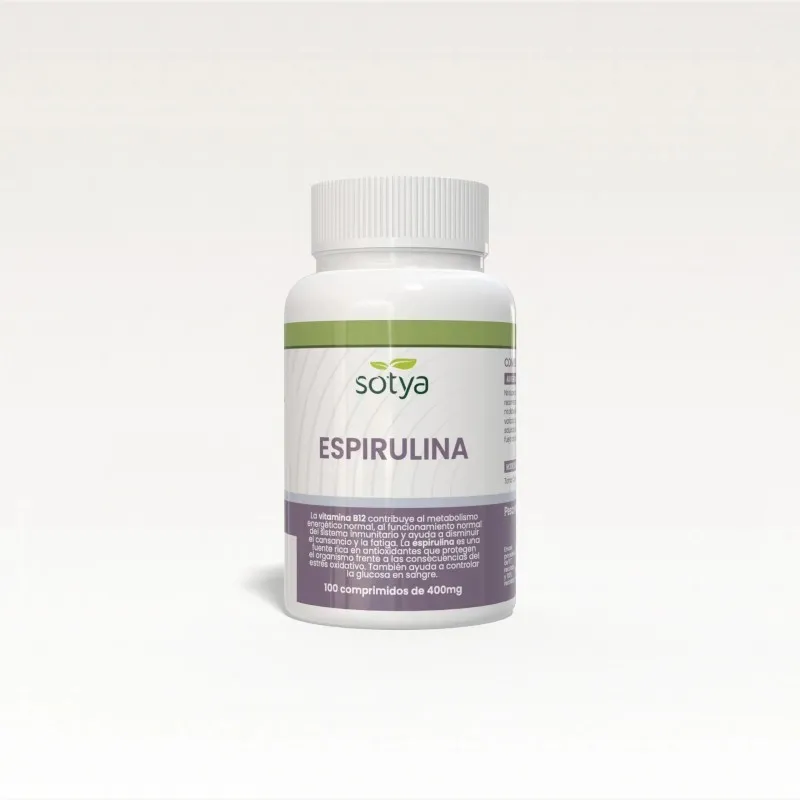 SOTYA ESPIRULINA 400 MG 100 COMPRIMIDOS