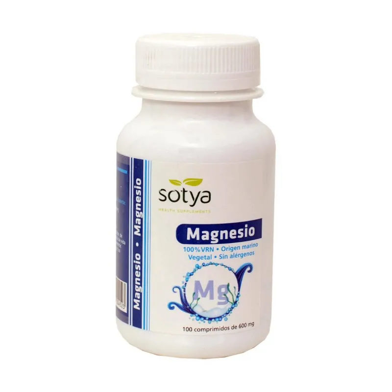 SOTYA MAGNESIO MARINO 600 MG 100 COMPRIMIDOS