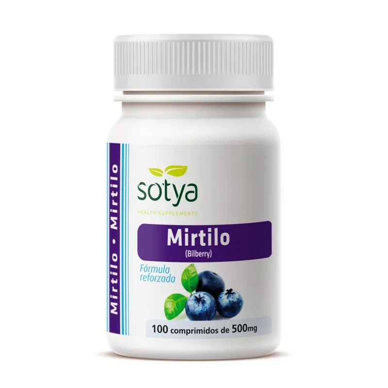 SOTYA MIRTILO ARANDANO 500 MG 100 COMPRIMIDOS
