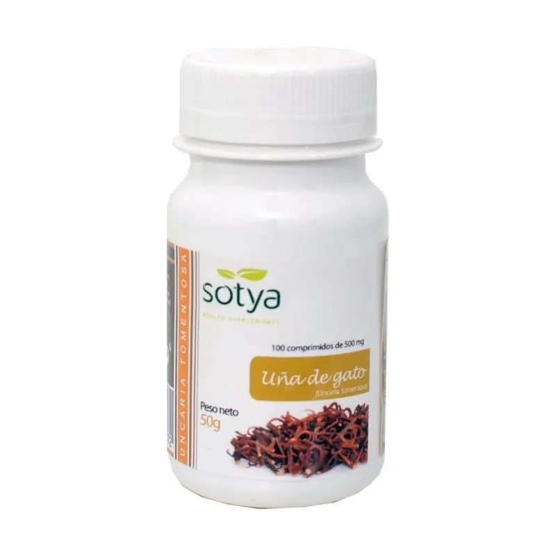SOTYA UÑA DE GATO 500 MG 100 COMPRIMIDOS