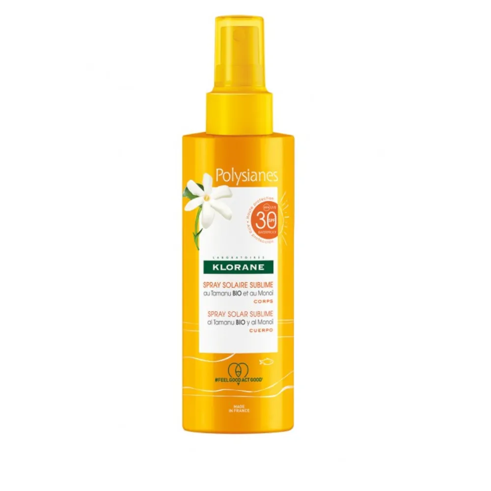 Spray Solar Sublime SPF 30, 200 ml. - Klorane