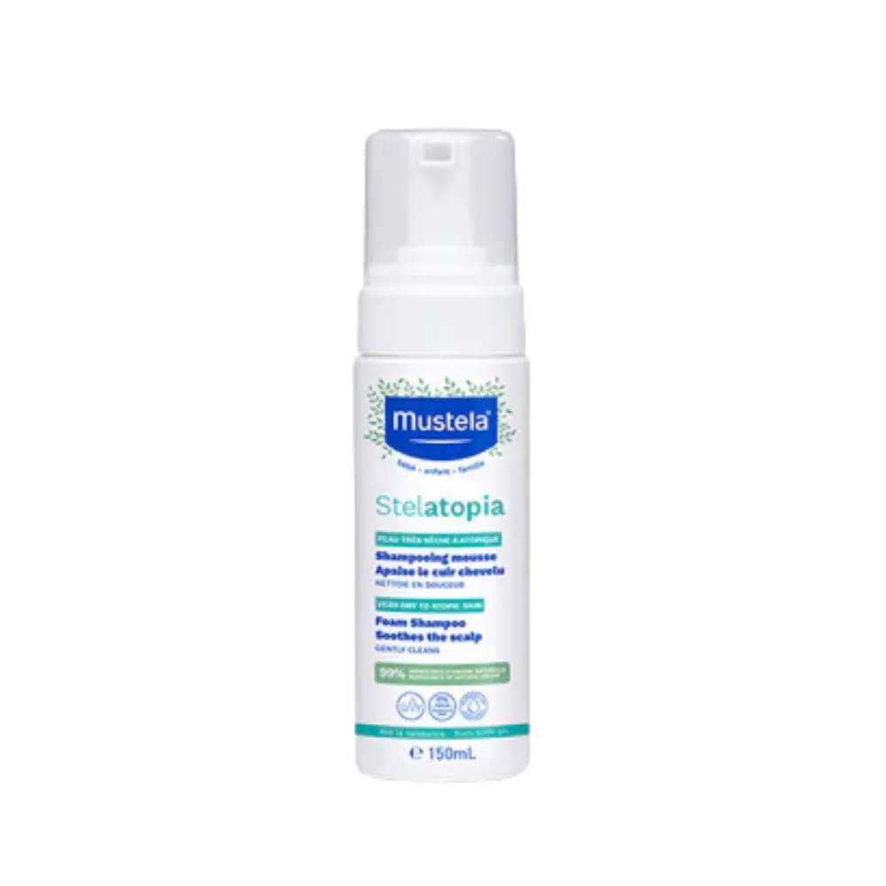 Stelatopia Champú Mousse, 150 ml. - Mustela