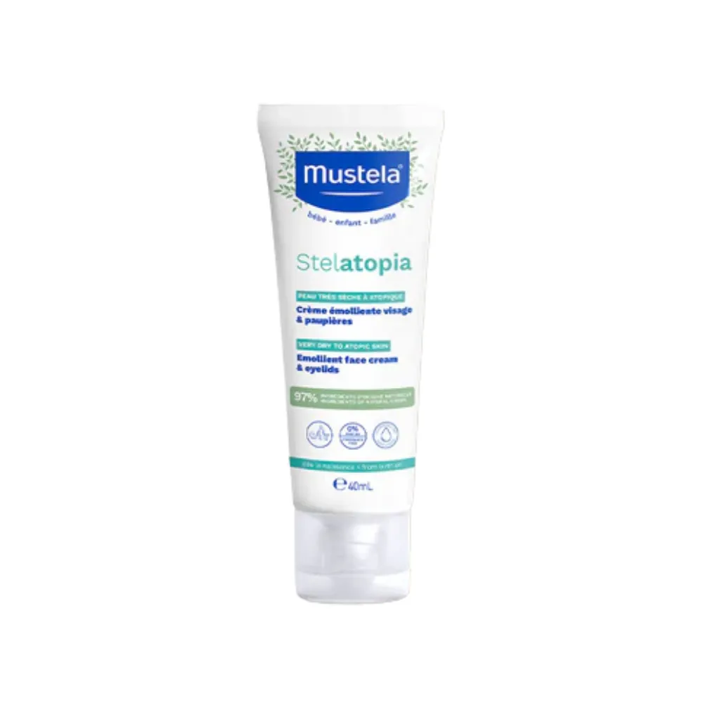 Stelatopia Crema facial Emoliante, 40 ml. - Mustela