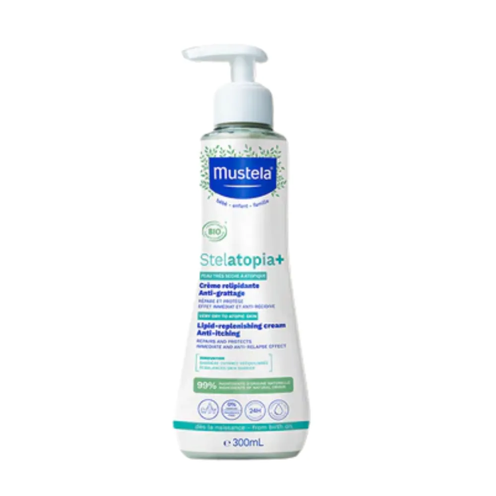 Stelatopia+ Crema Relipidizante BIO, 300 ml. - Mustela