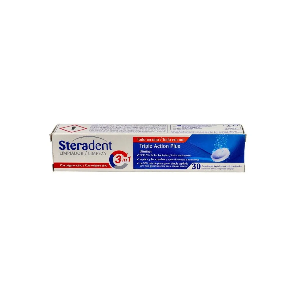 Steradent Triple Accion 30 Tabl
