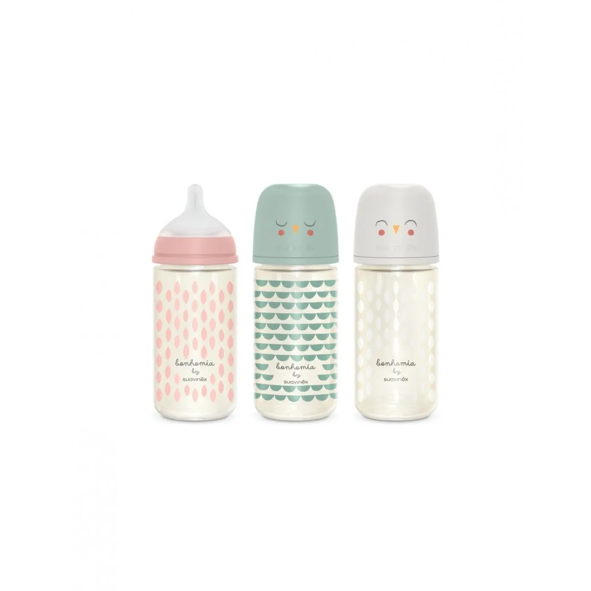 Suavinex Premium Biberón Vidrio +3m 240 ml