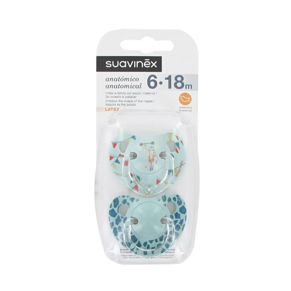 Suavinex Chupete Anatomico Latex +6m