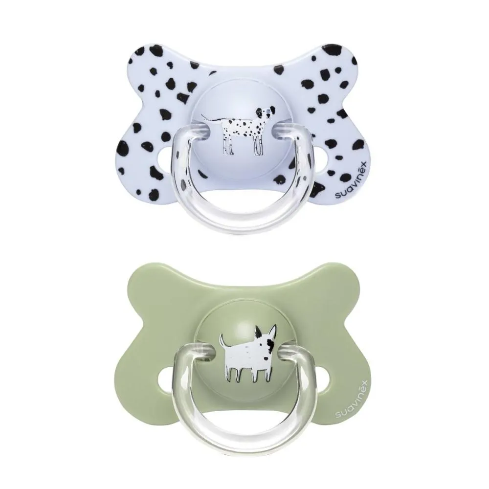 Suavinex Chupete Fusion Duplo Azul 4-18m Silicona