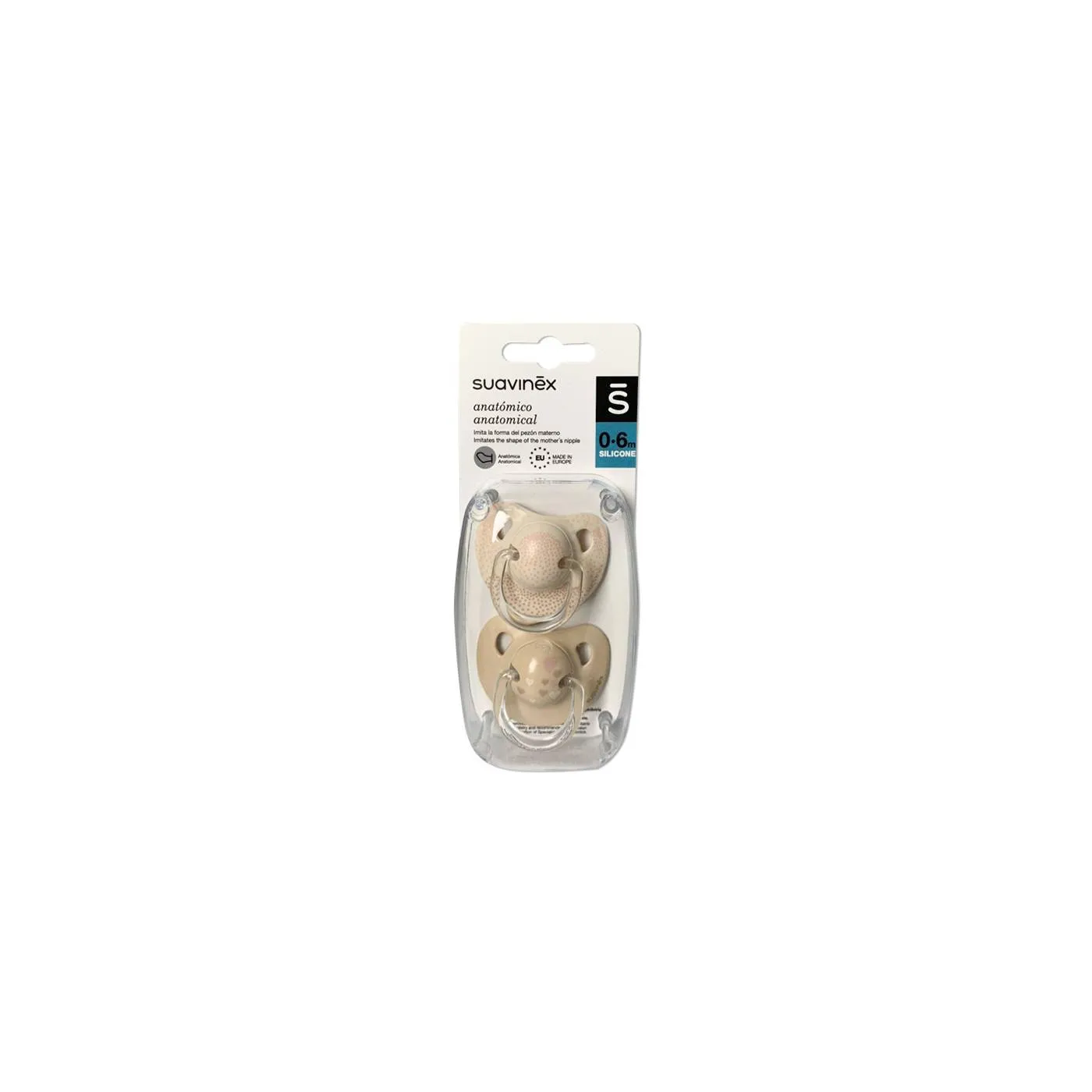 Suavinex Chupete Silicona Anatomico Clasico 06m