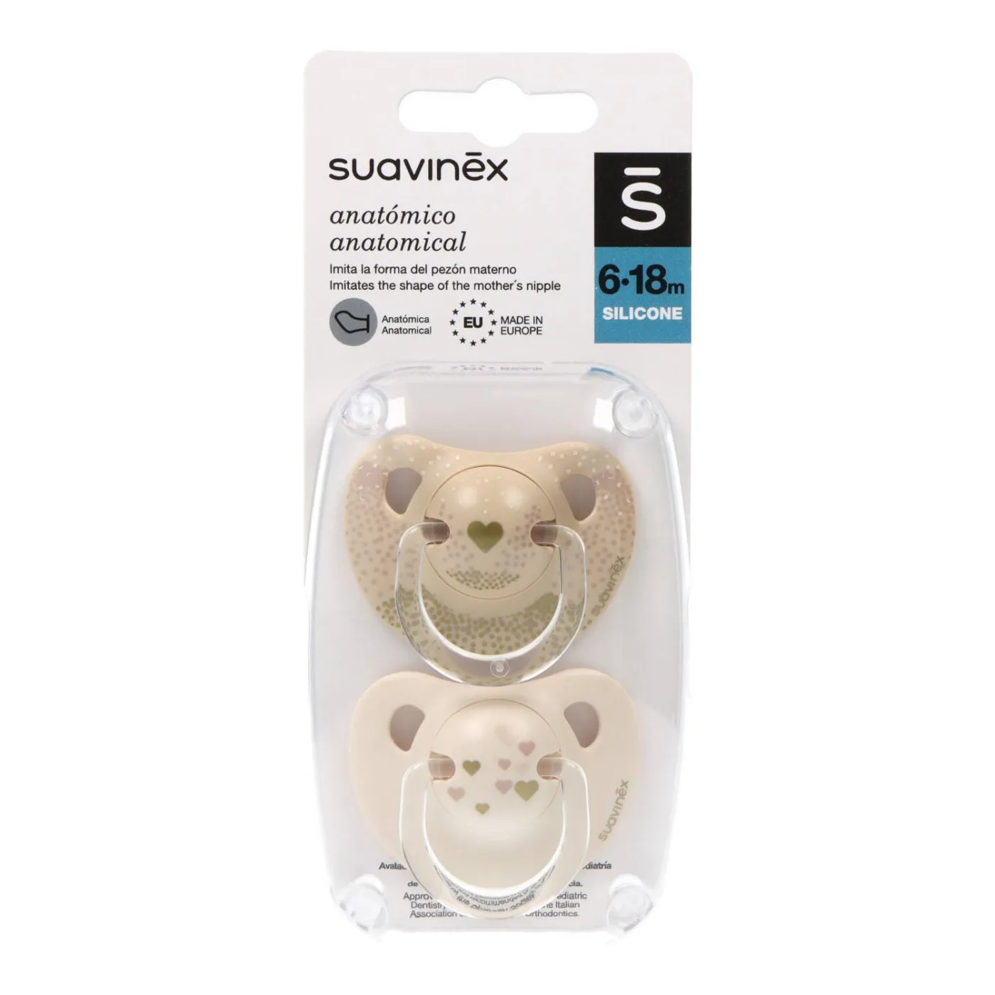 Suavinex Chupete Silicona Anatomico Clasico 6-18m