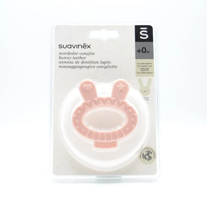 SUAVINEX MORDEDOR SILICONA CONEJO +0M