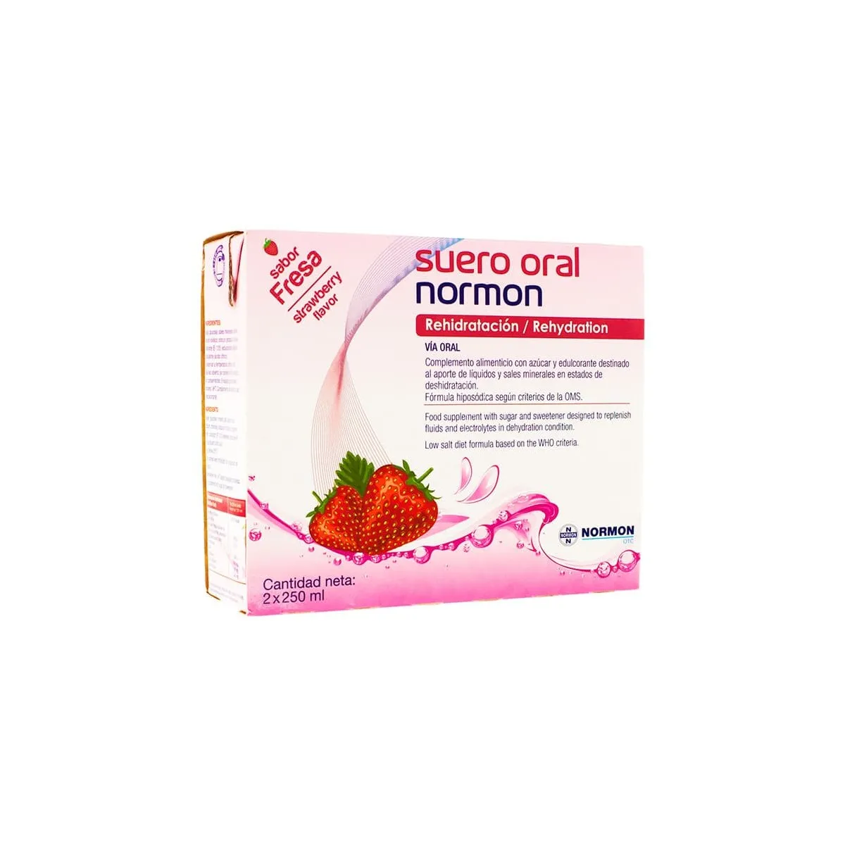 Suero Oral Normon Fresa 250 ml