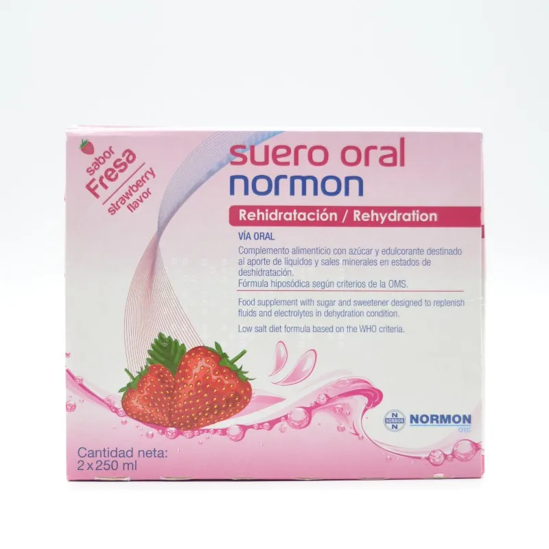 SUERO ORAL NORMON FRESA 250 ML 2 U