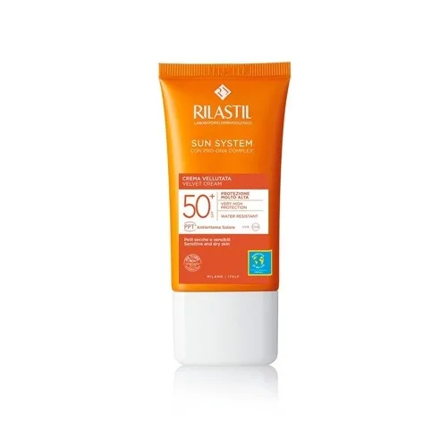 Sun System Crema Velluto SPF 50+, 50 ml. - Rilastil