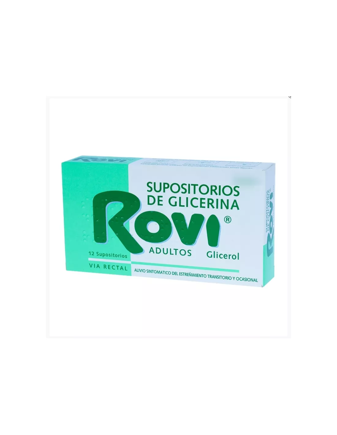 SUPOSITORIOS DE GLICERINA ROVI ADULTOS 2,25 G 12 SUPOSITORIOS