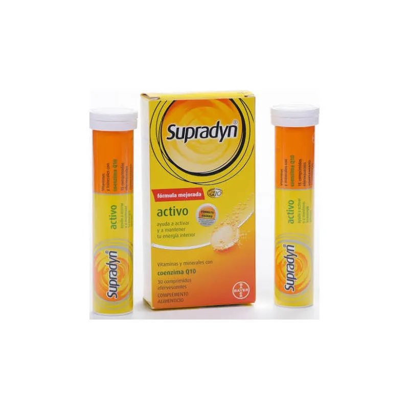 Supradyn Activo 30 Comprimidos Efervescente