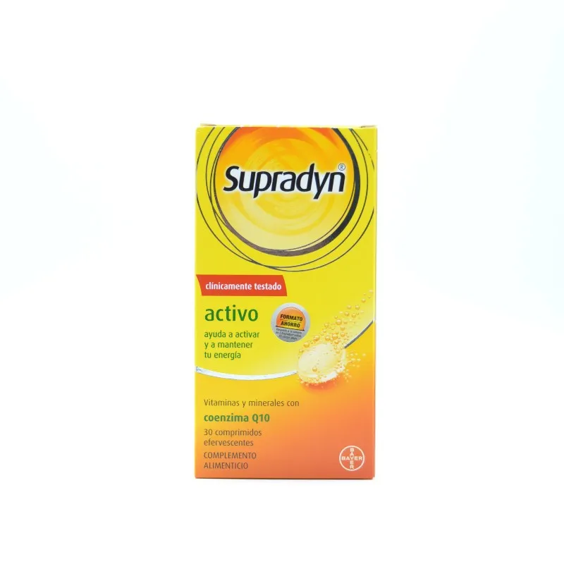 SUPRADYN ENERGY EFERVESCENTE 30 COMPRIMIDOS NARANJA
