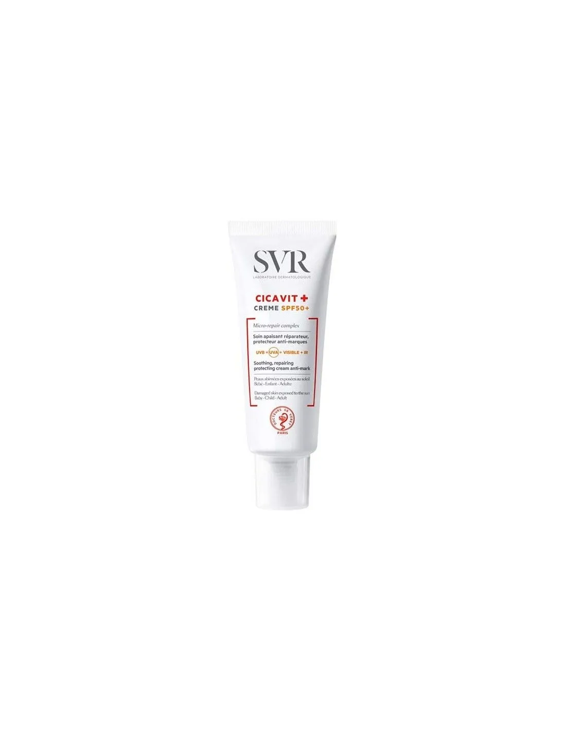 SVR cicavit+ crema SPF50+ 40ml tratamiento calmante reparador