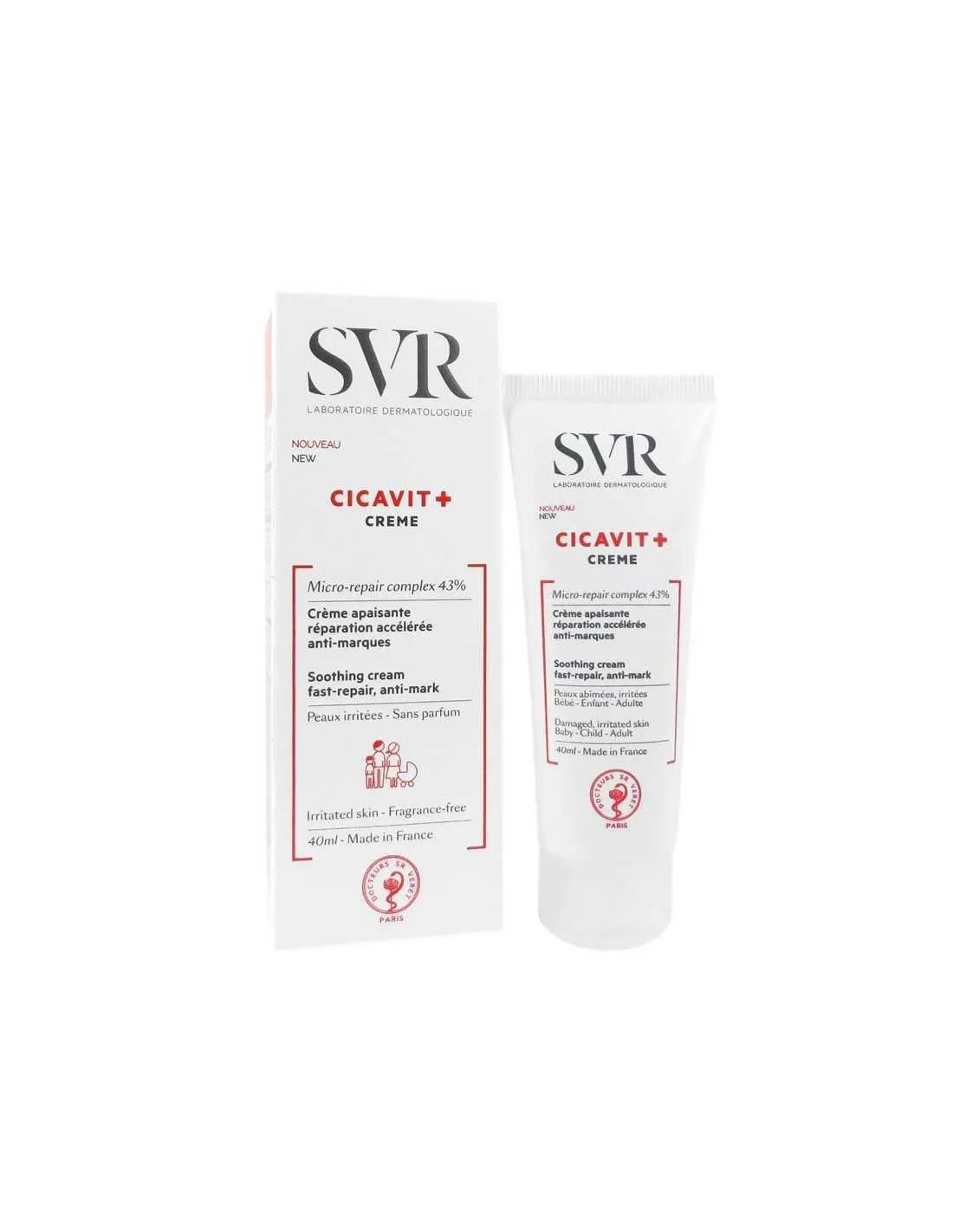 SVR cicavit+ creme calmante 40 ml