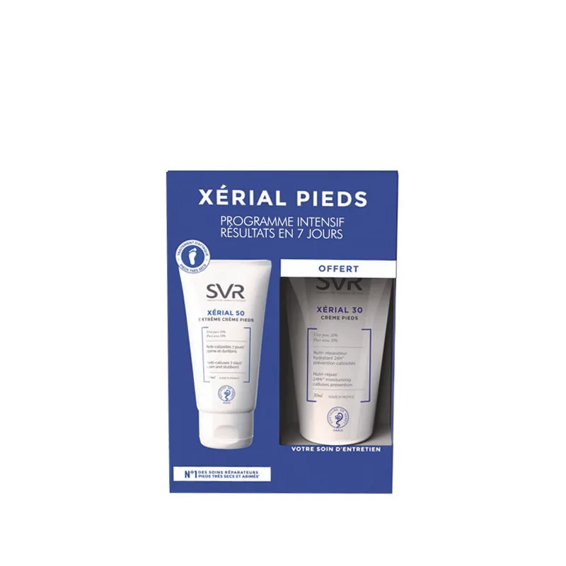 Svr Pack Xérial 50 Creme Pés Extreme 50ml e Xérial 30 Creme Pés 50ml