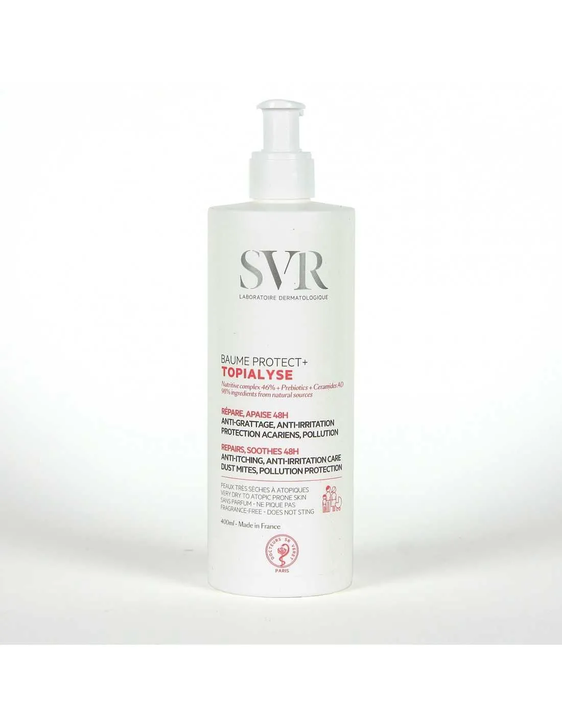 SVR topialyse baume protect bálsamo reparador 48h 400ml