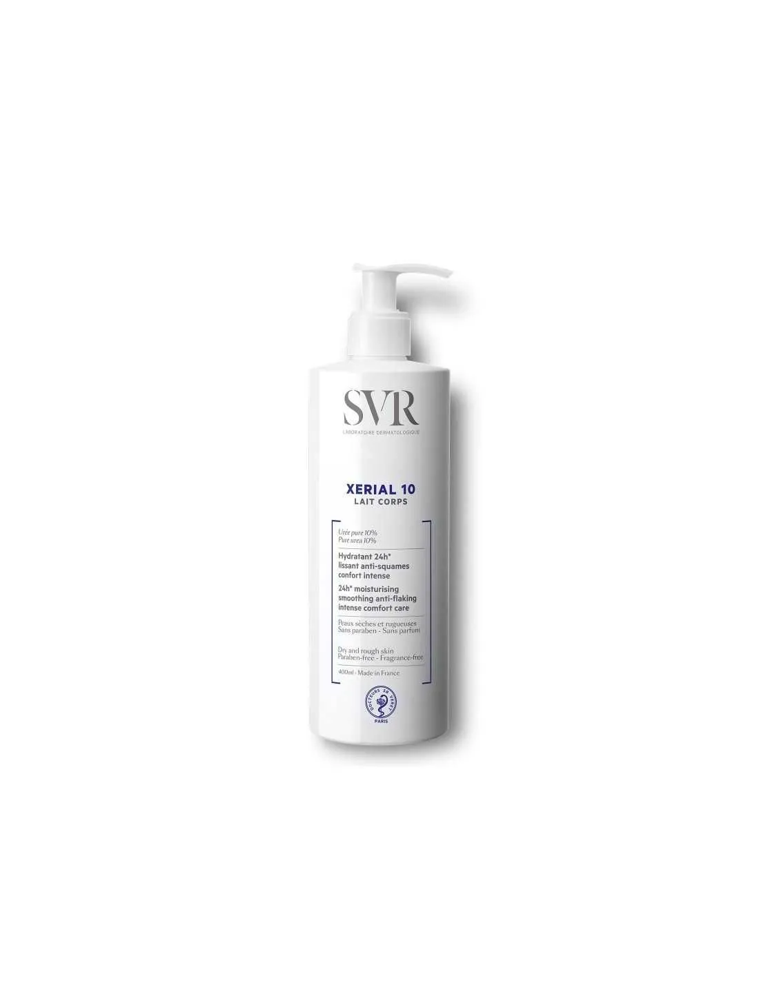 SVR xerial 10 lait 400ml suaviza hidrata y calma 48h