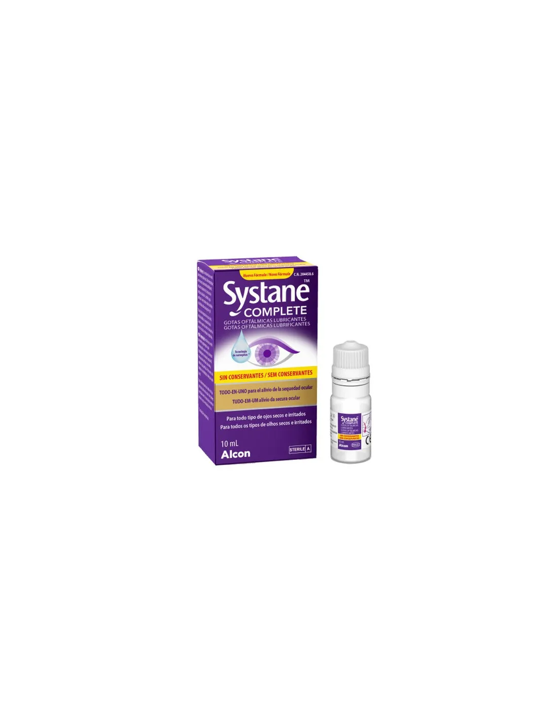 SYSTANE COMPLETE GOTAS OFTALMICAS LUBRICANTES SIN CONSERVANTES 10 ML