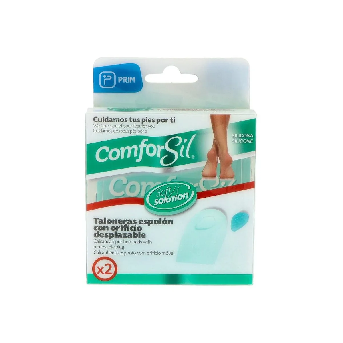 Talonera Comforsil Espolon C/Orificio Prim cc215 t2 (38-40)