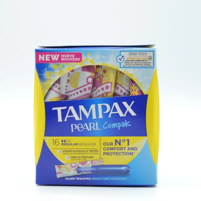 TAMPAX COMPAK PEARL REGULAR 18 U
