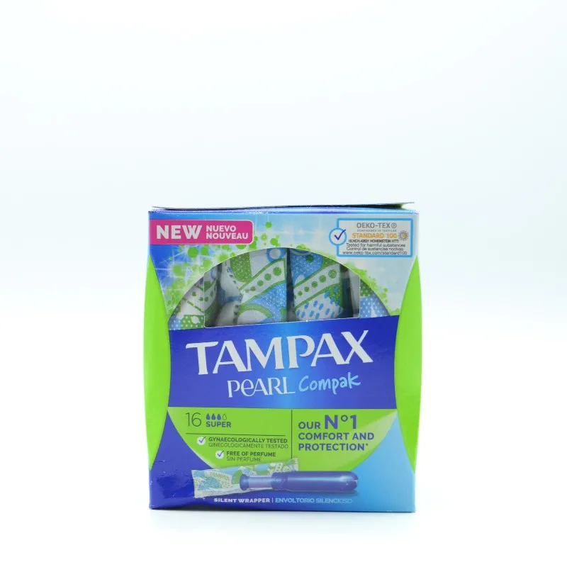 TAMPAX COMPAK PEARL SUPER 18 U