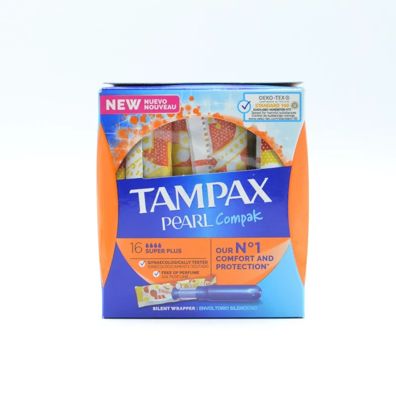 TAMPAX COMPAK PEARL SUPER PLUS 18 U