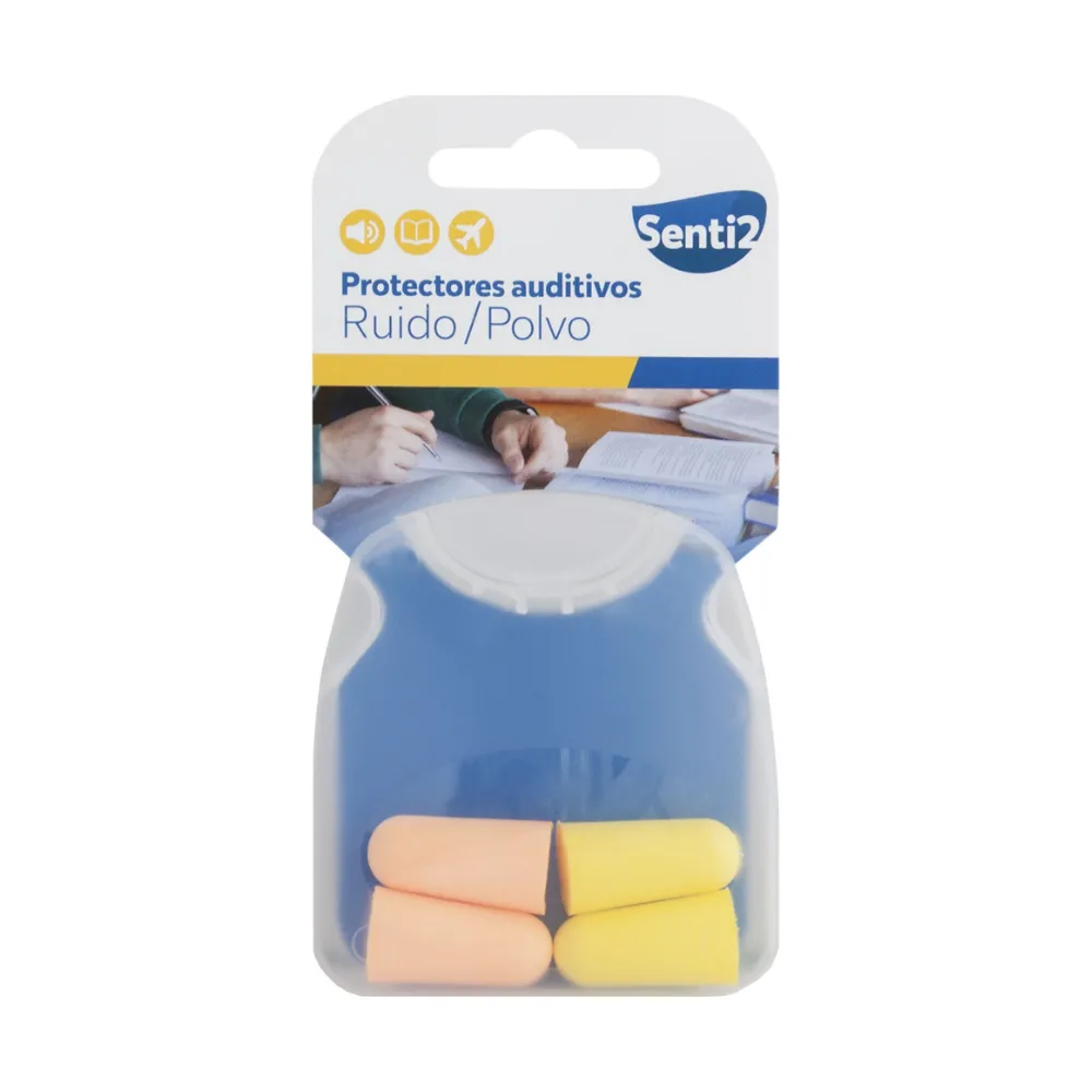 Tapones Protectores Auditivos Caja ( 2 x 2 ). - Ortoval