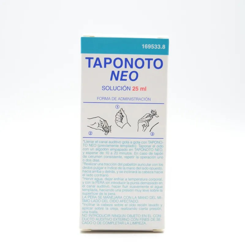 TAPONOTO NEO SOLUCION LIMPIEZA OIDOS 25 ML