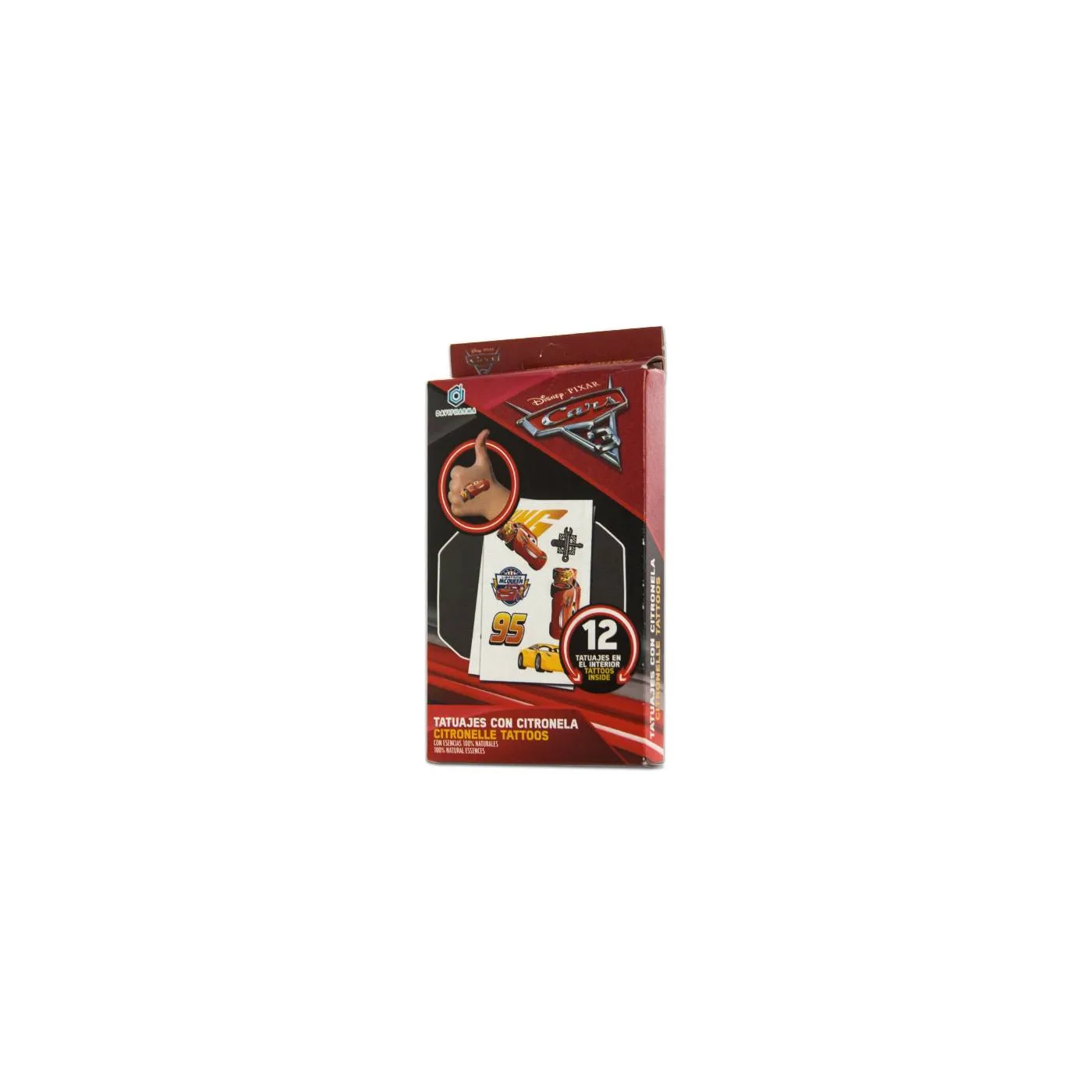 Tatuaje Con Citronela Cars 3a 12u