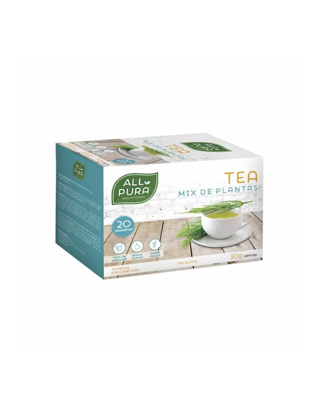 Té Mezcla Plantas 20 Bolsitas All Pura