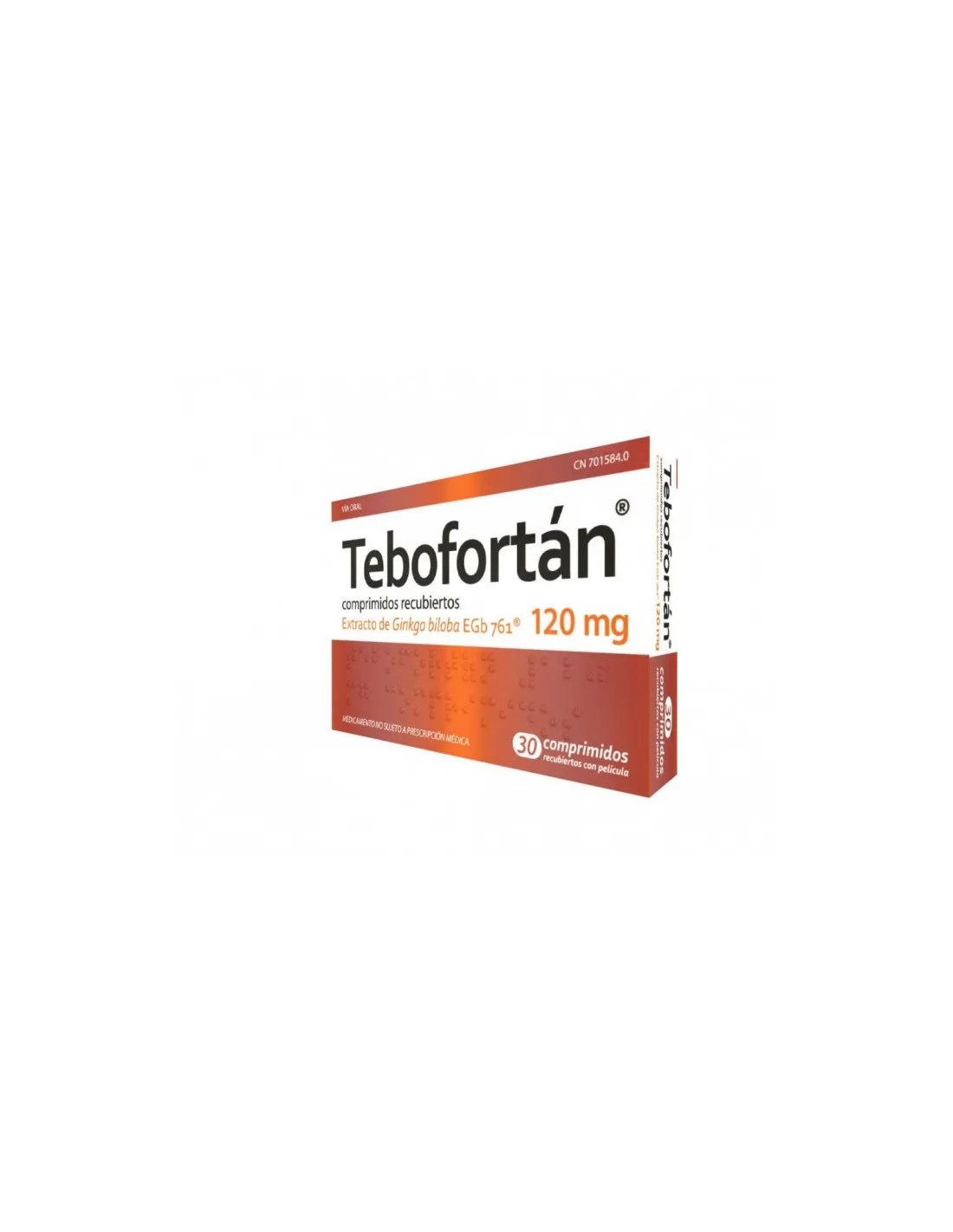 TEBOFORTAN 120 MG 30 COMPRIMIDOS
