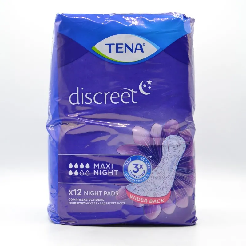 TENA DISCREET CON MAXINIGHT 12 U